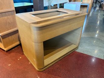 RESTORATION HARDWARE Ligne Nightstand in Light Brushed Oak (No Top)