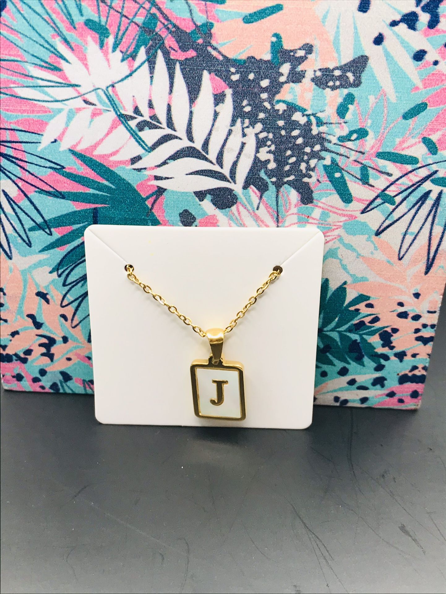 New Monogram Initial Necklace