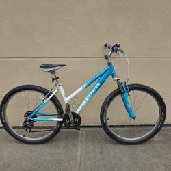 Trek 26" 21-Speed Hybrid Road/Mountain Bike + Shocks + Light 16" Frame + Bontrager Tires (Near New MSRP $400)
