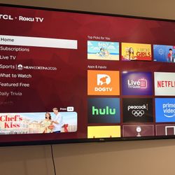 TCL 55" Class 4-Series 4K UHD HDR Roku Smart TV