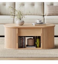 Brand New Oval Coffee Table w/Storage