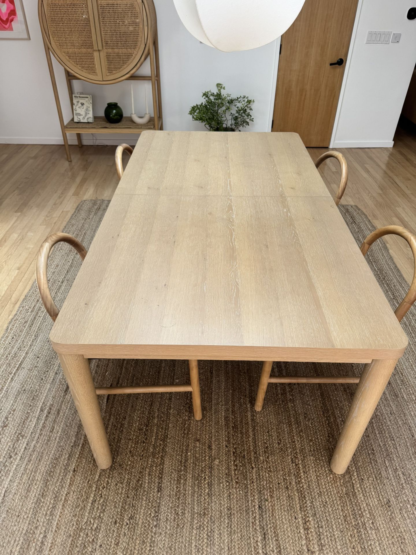 79-100” Oak dining Table