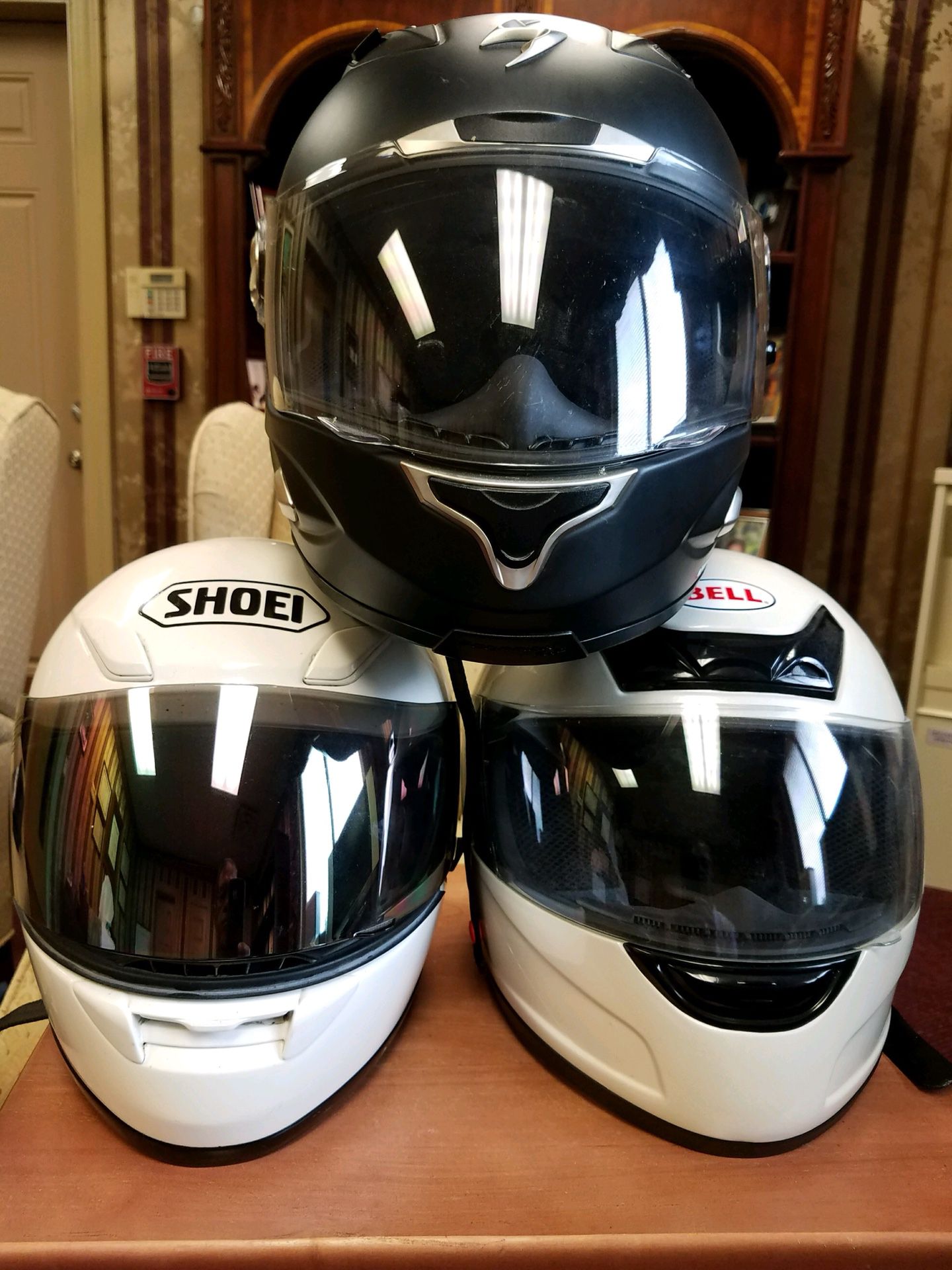 Motorcycle helmets; $75 a piece
