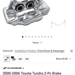 2000-2006 Tundra 4.7 13WL Brake Calipers Brand New