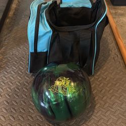Storm Tropical Surge Bowling Ball + Bowling Ball Bag