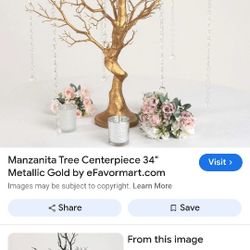 Golden Tree Of Life 29 Inches High Wedding/Art/ Decoration 