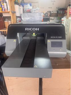 Ricoh screen printing machine