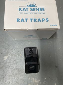 8-pack Kat Sense rat traps. 