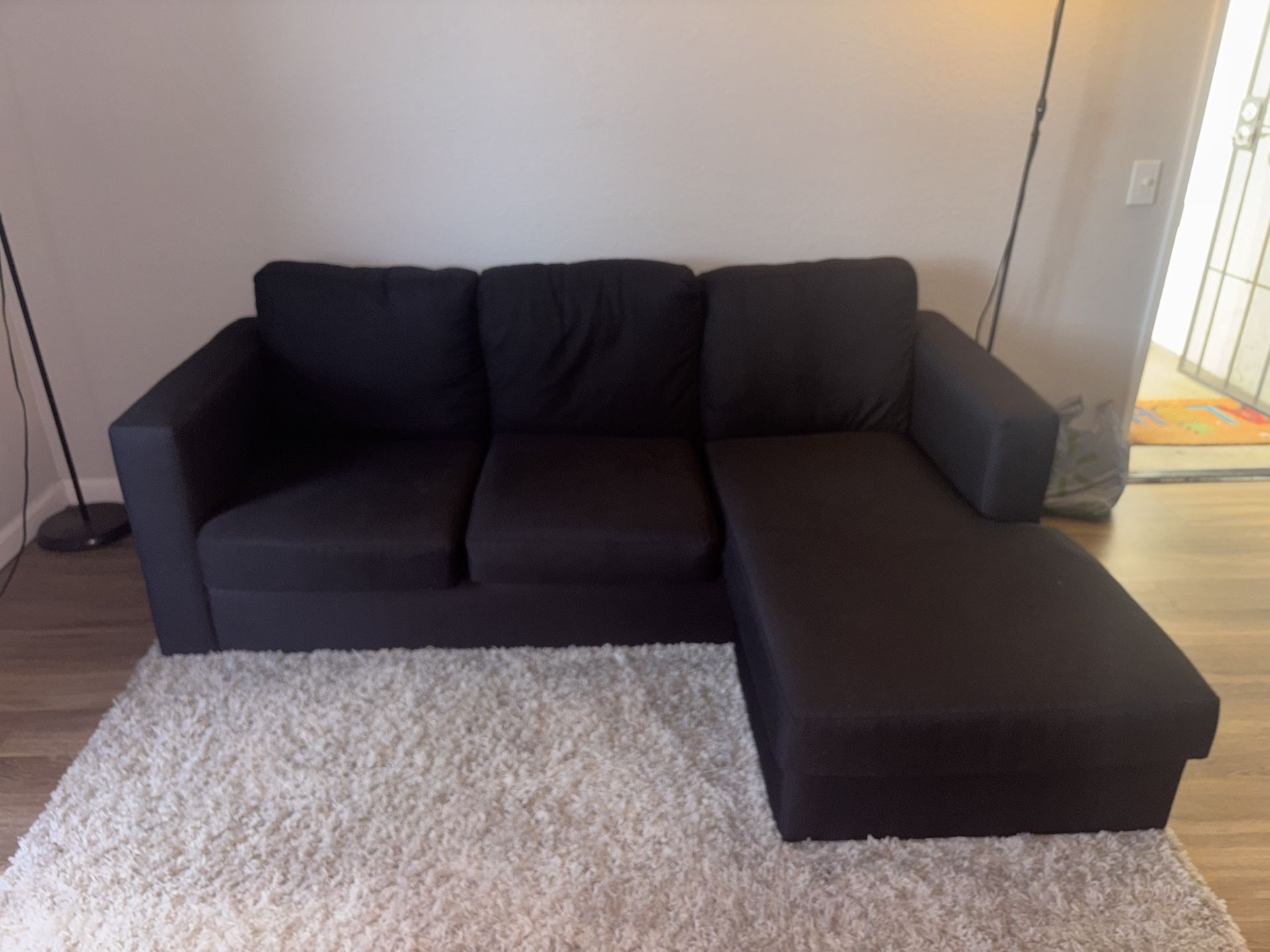 Sectional Black Couch