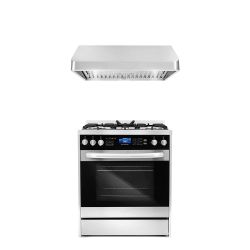 LUXURY KITCHEN APPLIANCES - New Open Box RANGE OVEN COOKTOP HOOD 