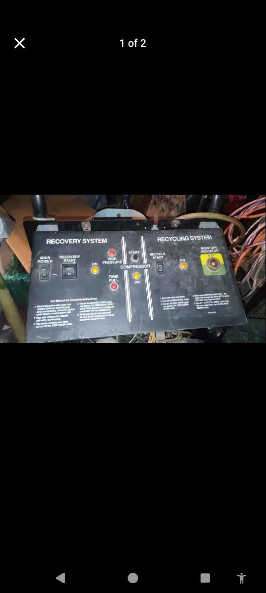 Recycle And Recovery Refrigerant Machine