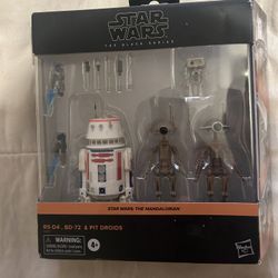 Star Wars The Black Series R5- D4, BD-72 & Pit droids