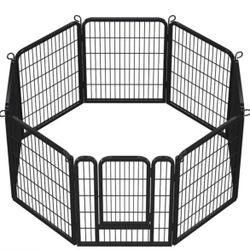 NEW 32in Dog Pet Play Pen 8 panels