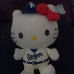 Commemorative Dodgers Hello Kitty Plushie