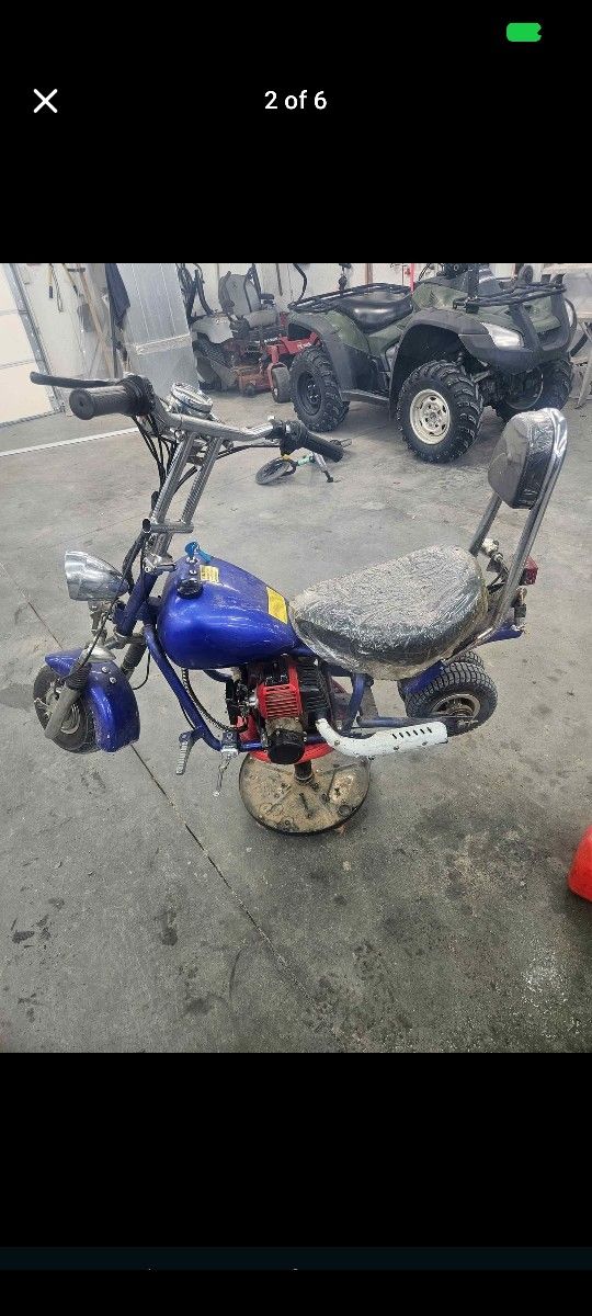 2 Stroke Mini Motorcycle Chopper 