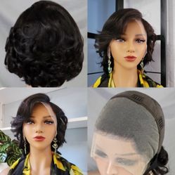 Short Pixie Short Cut Wig