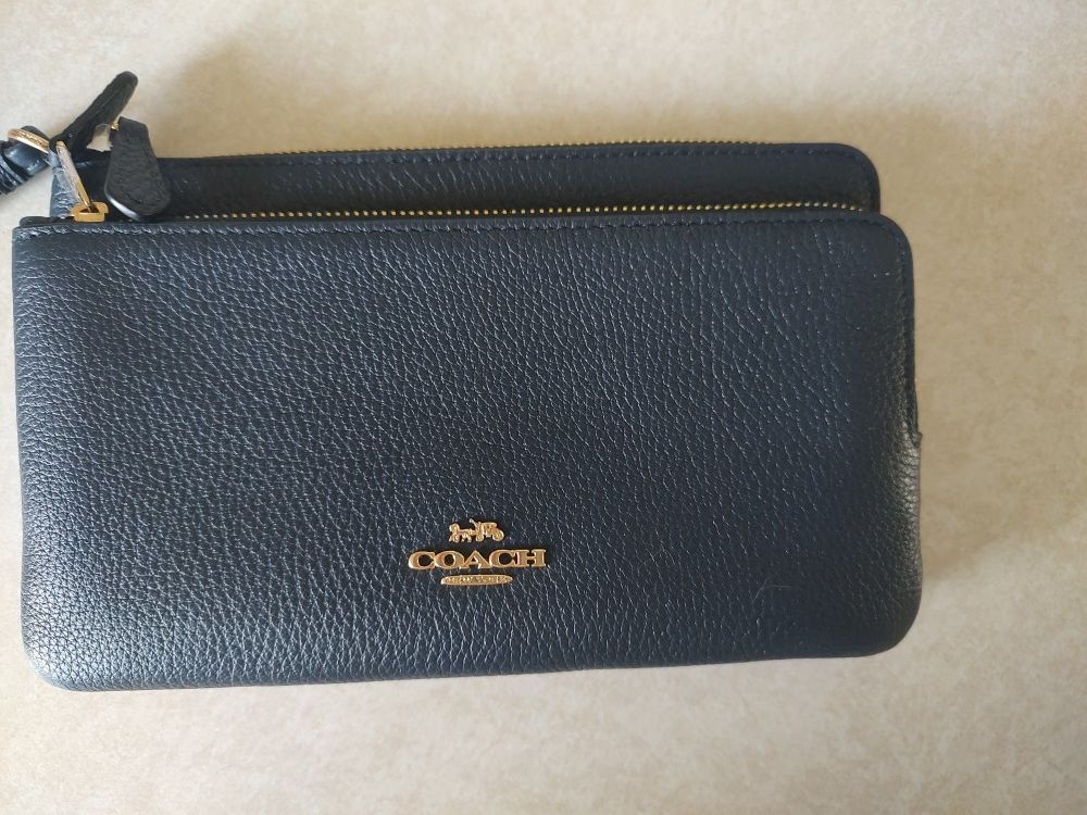 Brand New Coach Wrislet Navy Blue