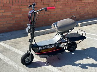 Custom 48V Utility Scooter w/ Trailer – 3000W, LED Lights, Cargo Build