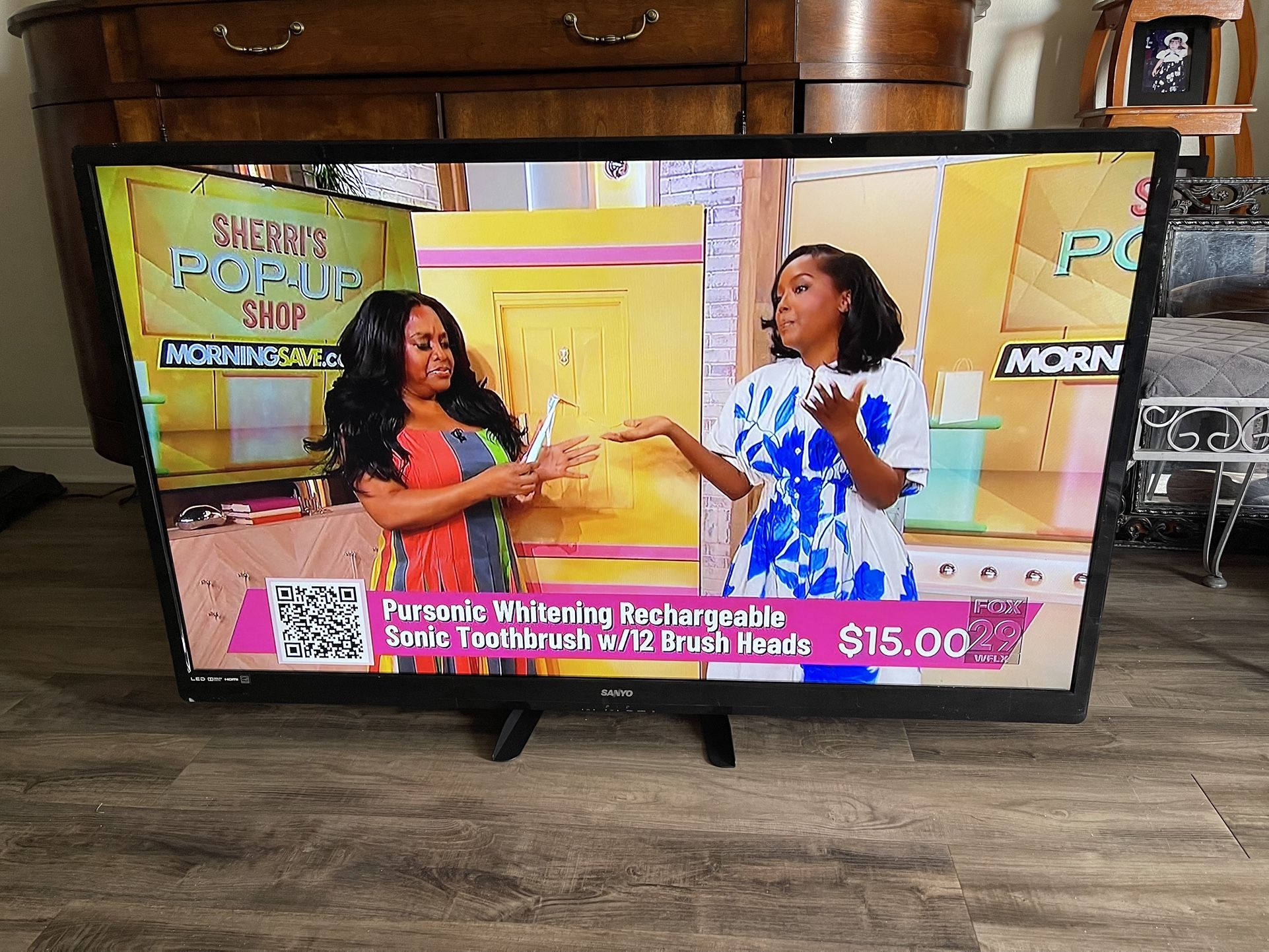 Sanyo 50” TV (NOT SMART) With Remote Control $70 Firm On Price