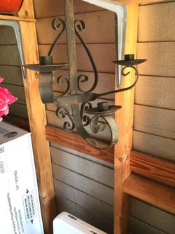 Heavy candle holders::Home Interiors