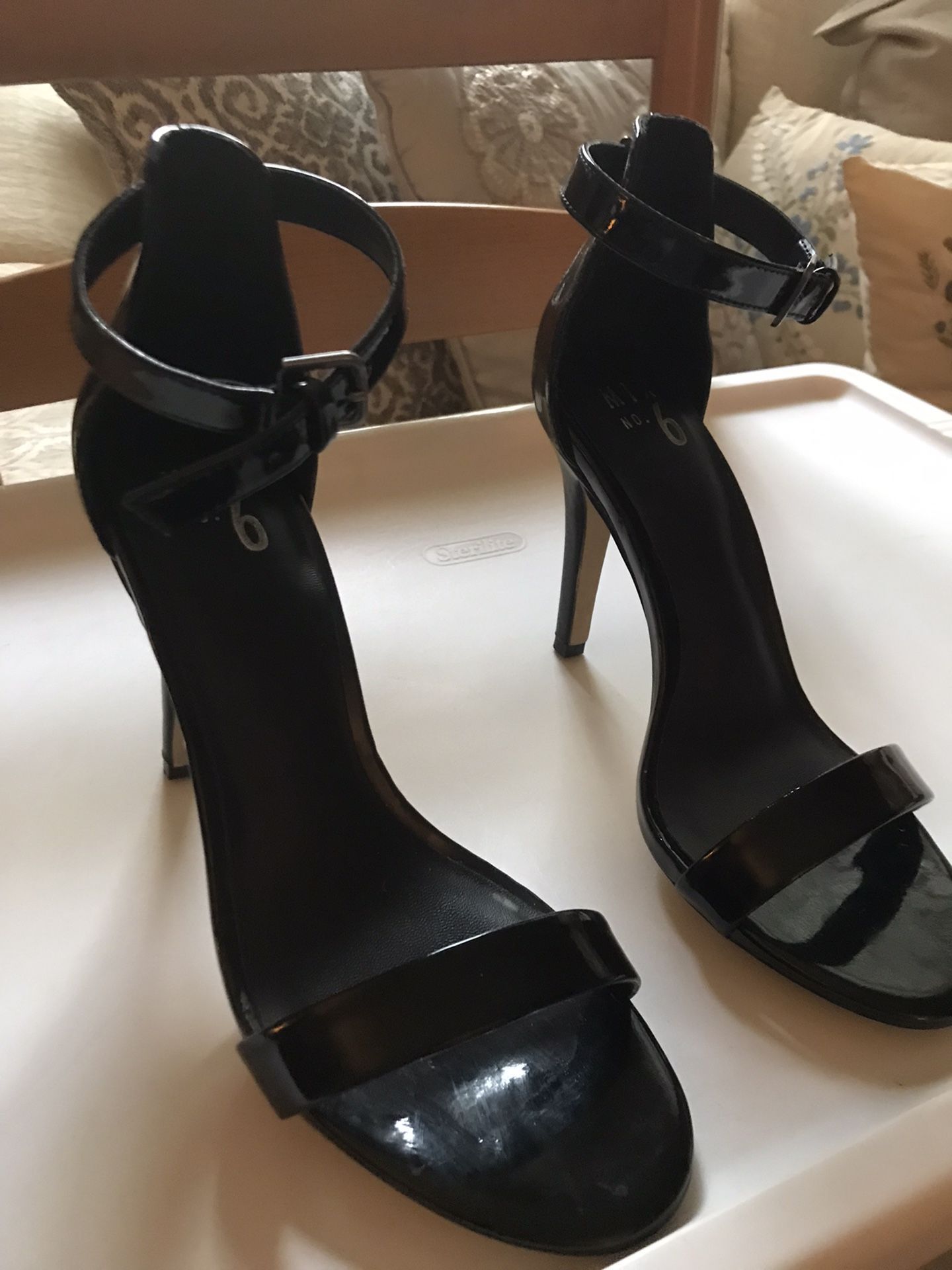 Mix No. 6 Womens Open Toe Strappy High Heel Stilletto Shoes