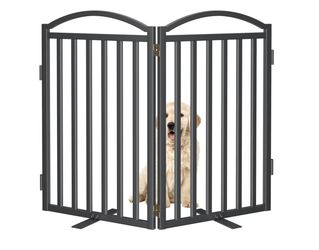 Malier Barrera Metálica Independiente para Perros,