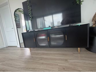 Black TV Stand