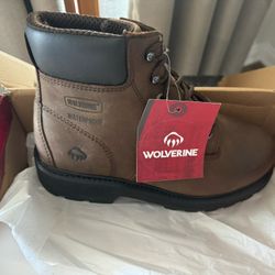 MEN'S  WOLVERINE  MCKAY WATERPROOF STEEL-TOE 6” WORK BOOT