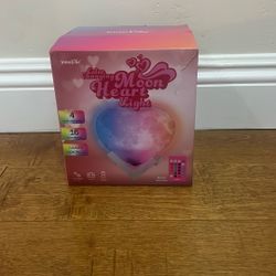 Color changing moon heart light