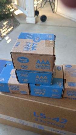 AAA batteries 100 count