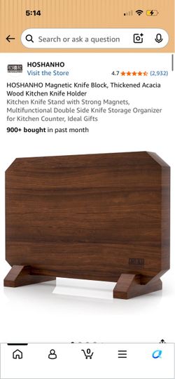 HOSHANHO Magnetic Knife Block 14” – 40% OFF!