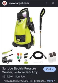 Sun Joe SPX3000 Electric Pressure Washer