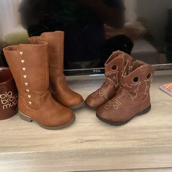 Baby Girl Boots Size 6
