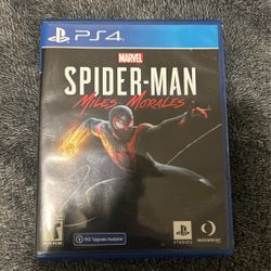 PS4 And Ps5 Spider-man Miles Morales Game Disc