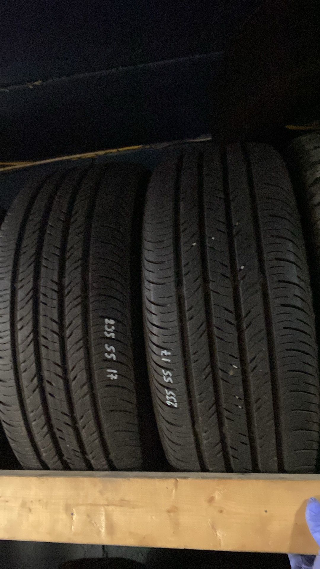 Pair Tires 235 55 17