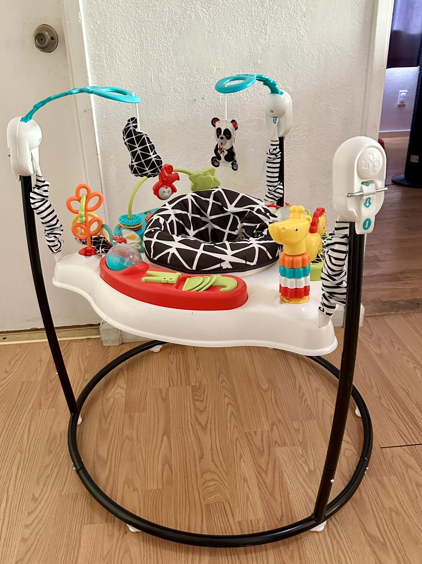 Fisher-Price Baby Bouncer Animal Wonders Jumperoo Activity Center With Music