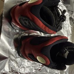 2 Pair Air Jordan V And Xiii Laney 5 And Black Red 13 Size 12c