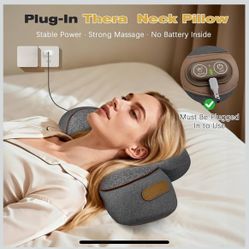 Neck Massager Pillow w/ Heat – Like New