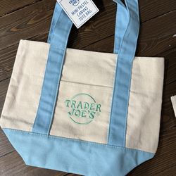 Trader Joe’s mini canvas tote bag