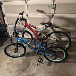 2 Bikes 24”and 26”