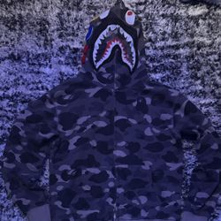 bape zip up hoodie 