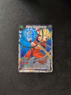 Dragon ball super card game super Kamehameha gold stamped