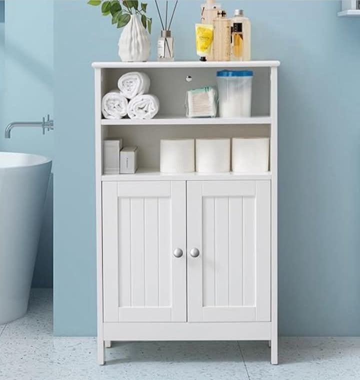 35" Bathroom Floor Cabinet with Doors