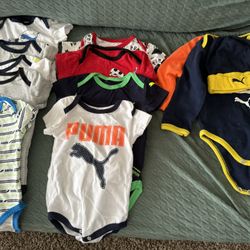 Baby Boy Clothes 0-3 Mos