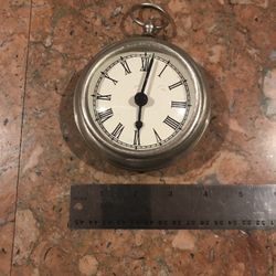 Metal “pocket” Clock