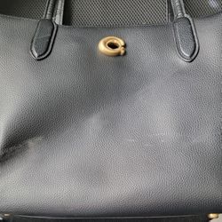 2 Black Designer Purses Coach And Michael Kohrs Used