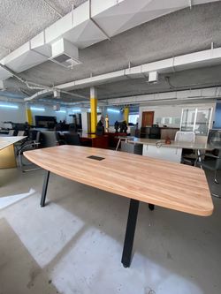 Mid century conference table 44”x96”