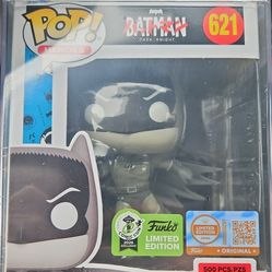 Funko Pop! DC: Batman (B&W Bat-Manga) 621 ECCC Exclusive 500pc Grail