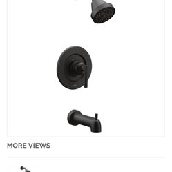 Shower Trim Moen Matte Black