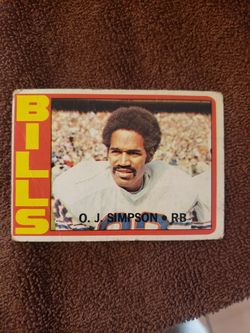 OJ Simpson football card